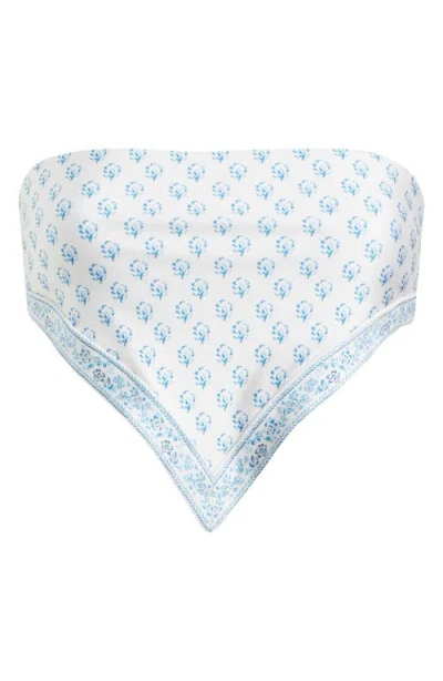 Solid & Striped Bianca Floral Bikini Top In French Floral