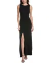 Solid & Striped Maxi Dress In Black
