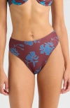 Solid & Striped The Miranda Bikini Bottom In Abstract Floral