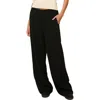 Solid & Striped Monaco Wide Leg Pants In Noir