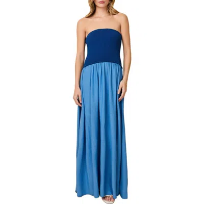 Solid & Striped Soglio Strapless Maxi Dress