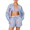 Solid & Striped The Avril Linen Blend Button-up Shirt