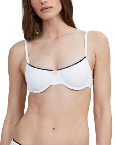 Solid & Striped The Daphne Bikini Top In White