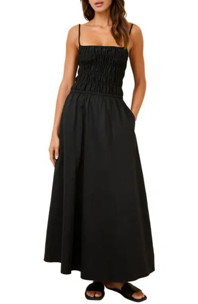 SOLID & STRIPED SOLID & STRIPED THE DELTA SMOCKED COTTON MAXI SUNDRESS