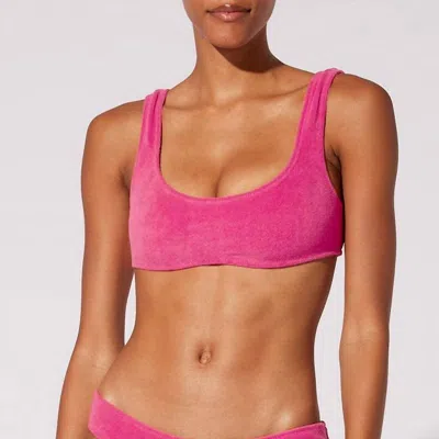 Solid & Striped The Elle Bottom In Strawberry In Pink
