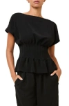 Solid & Striped The Greer Blouse In Noir