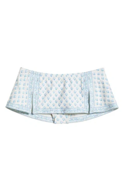 Solid & Striped The Juliette Skirted Bikini Bottoms In French Floral