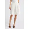 Solid & Striped The Lalleen Pleated Bermuda Shorts In Brule