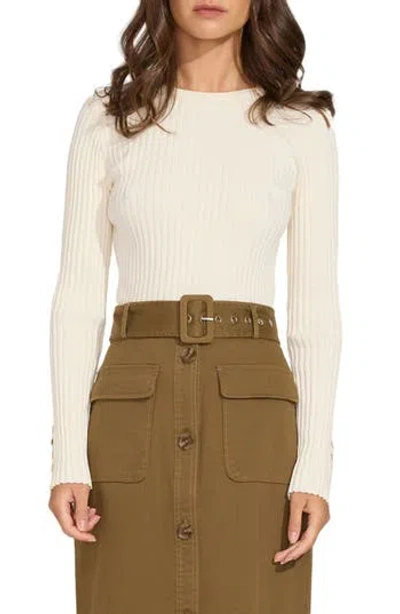Solid & Striped The Landman Sweater In Ivory