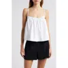 Solid & Striped The Maayan Cotton Camisole In Optic White