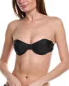 Solid & Striped The Maisie Bikini Top In Black
