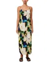 Solid & Striped The Maria Blurred Floral Dress In Multicolor