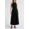 Solid & Striped The Meira Dress In Noir