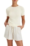 Solid & Striped The Riada Top In Ecru