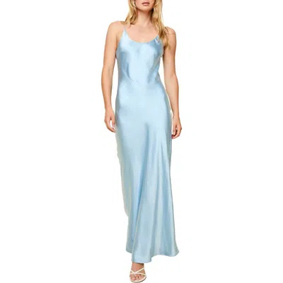 Solid & Striped The Selena Maxi Dress In Ice Blue