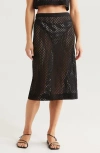 Solid & Striped The Sherry Skirt Noir In Noir