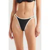 Solid & Striped The Tatum Bottoms Noir In Noir