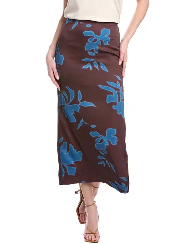 Solid & Striped The Valencia Skirt In Brown