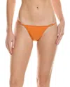 Solid & Striped The Morgan Bikini Bottom In Orange