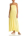 Solid & Striped Strapless Soglio Dress - Exclusive In Custard