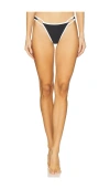Solid & Striped The Tatum Bikini Bottom In Noir