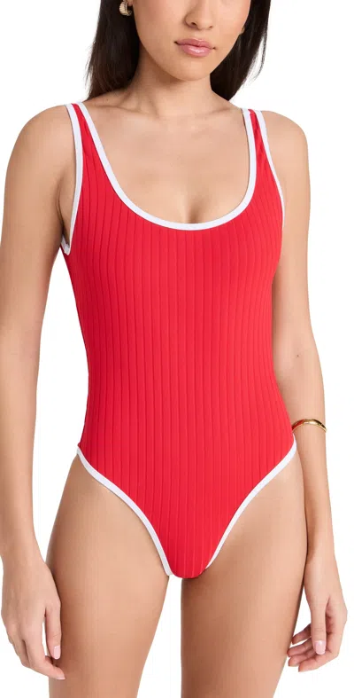 Solid & Striped The Anne-marie One Piece Lipstick Red