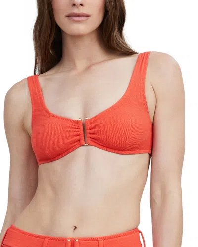 Solid & Striped The Annie Bikini Top In Purple