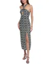 Solid & Striped The Carmel Midi Dress In Grey