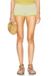 Solid & Striped The Celeste Short In Sky Chartreuse