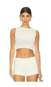 Solid & Striped The Celeste Top In Ecru