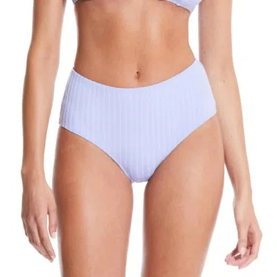 Solid & Striped The Cora Bottom In Solid Rib Wisteria In Purple