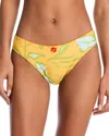 Solid & Striped The Daphne Bikini Bottom In Hibiscus Print