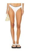 Solid & Striped The Daphne Bikini Bottoms In Marshmallow