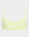 Solid & Striped The Daphne Bikini Top In Matcha
