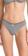 Solid & Striped The Daphne Bottoms Blackout X Marshmallow In Blackout X Marshmallow