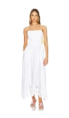 Solid & Striped The Delta Dress Optic White In White