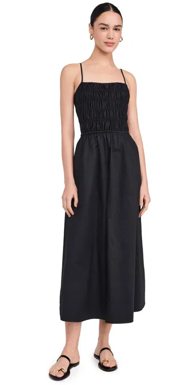 SOLID & STRIPED THE DELTA DRESS BLACKOUT