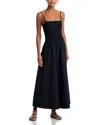 Solid & Striped The Delta Swim Cover-up Dress In Blackout