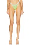 Solid & Striped Ellery Bikini Bottom In Green