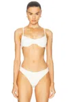 Solid & Striped The Eva Bikini Top In Brule