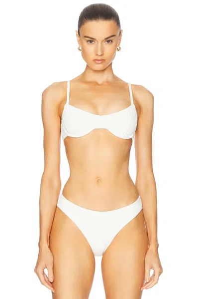 Solid & Striped The Eva Bikini Top In Brule