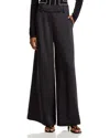 Solid & Striped The Eve Wide Leg Pants In Noir