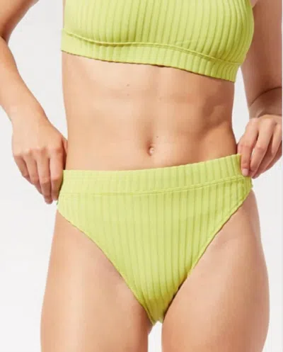 Solid & Striped The Finley Bottom In Kiwi In Yellow