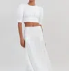 Solid & Striped The Gael Top In Optic White In White