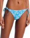 Solid & Striped The Iris Reversible Bikini Bottoms In Classic Toile