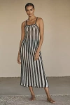 Solid & Striped Kaylee Stripe Cover-up Maxi Dress In White