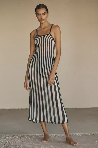 SOLID & STRIPED THE KAYLE SLEEVELESS MIDI DRESS