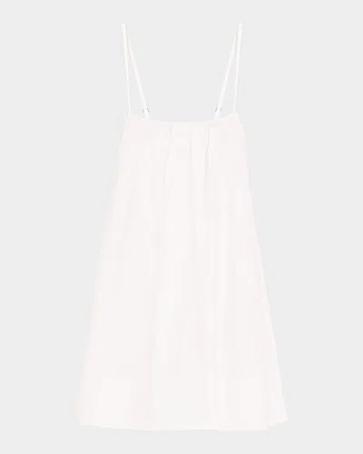 Solid & Striped The Lindsay Cotton Mini Dress In White