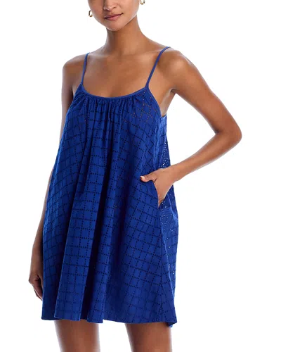 Solid & Striped The Lindsey Dress Cover-up In Blue