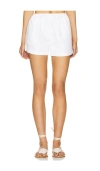 Solid & Striped X Sofia Richie Grainge Exclusive The Loretto Cotton Shorts In 光纤白